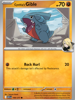 Cynthia's Gible (ASC 109)