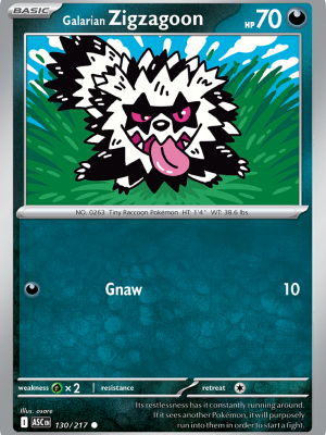 Galarian Zigzagoon (ASC 130)