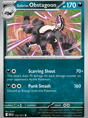 Galarian Obstagoon (ASC 132)