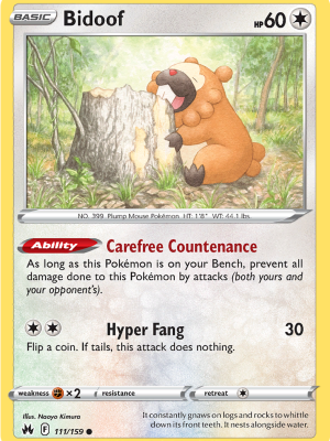 Bidoof (CRZ 111)