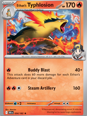 Ethan's Typhlosion (DRI 034)