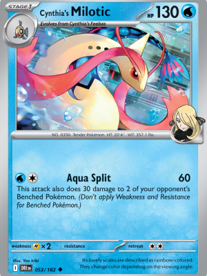 Cynthia's Milotic (DRI 053)
