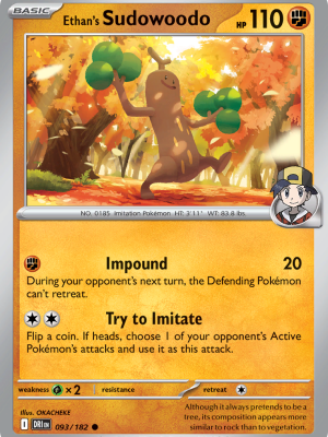 Ethan's Sudowoodo (DRI 093)