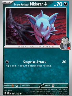 Team Rocket's Nidoran [F] (DRI 114)