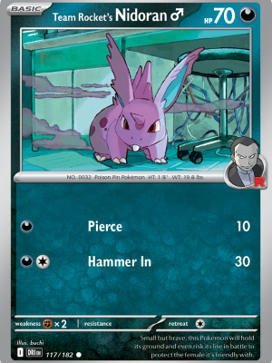 Team Rocket's Nidoran [M] (DRI 117)