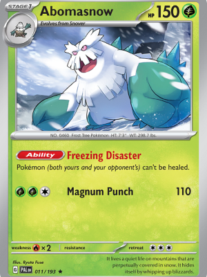 Abomasnow (PAL 011)