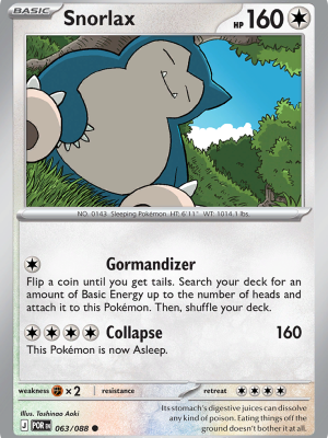 Snorlax (POR 063)