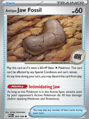 Antique Jaw Fossil (POR 068)